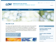Tablet Screenshot of ldn.de